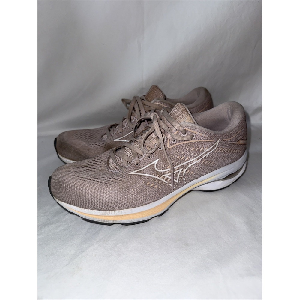 Mizuno Women's Wave Rider‎ 25 Running Shoes, Pale Lilac/White, 9.5